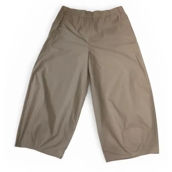 COS Cotton Cropped Barrel-Leg Pants - Picture 2 of 5